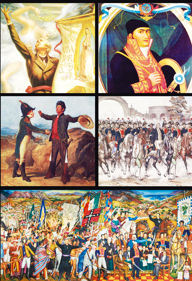 heroes de la patria, Miguel Hidalgo, Jose María Morelos