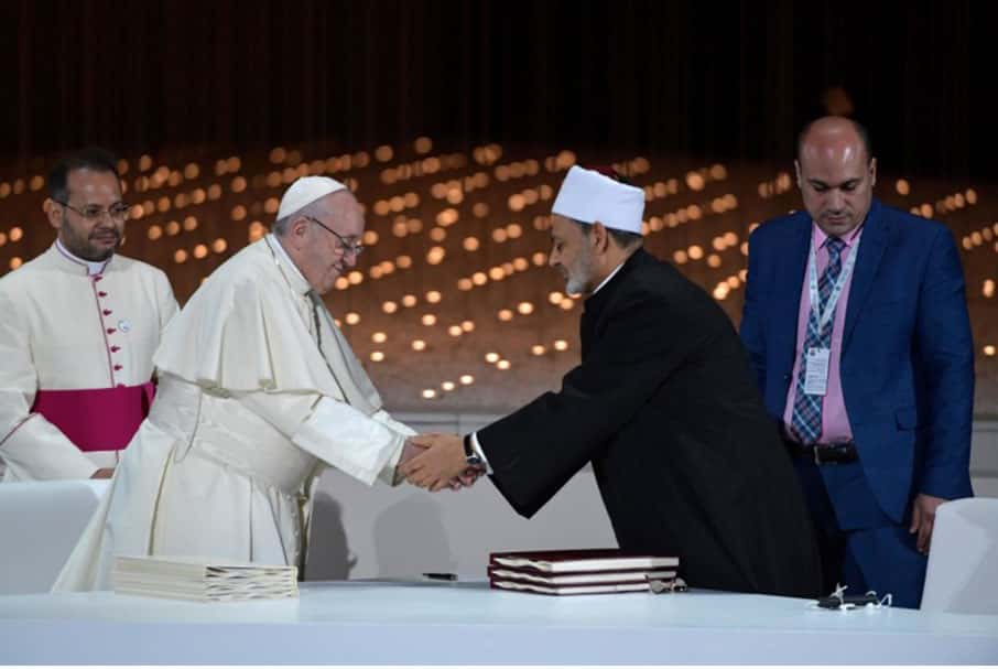 Reunión del Papa Francisco con el líder del Islam
